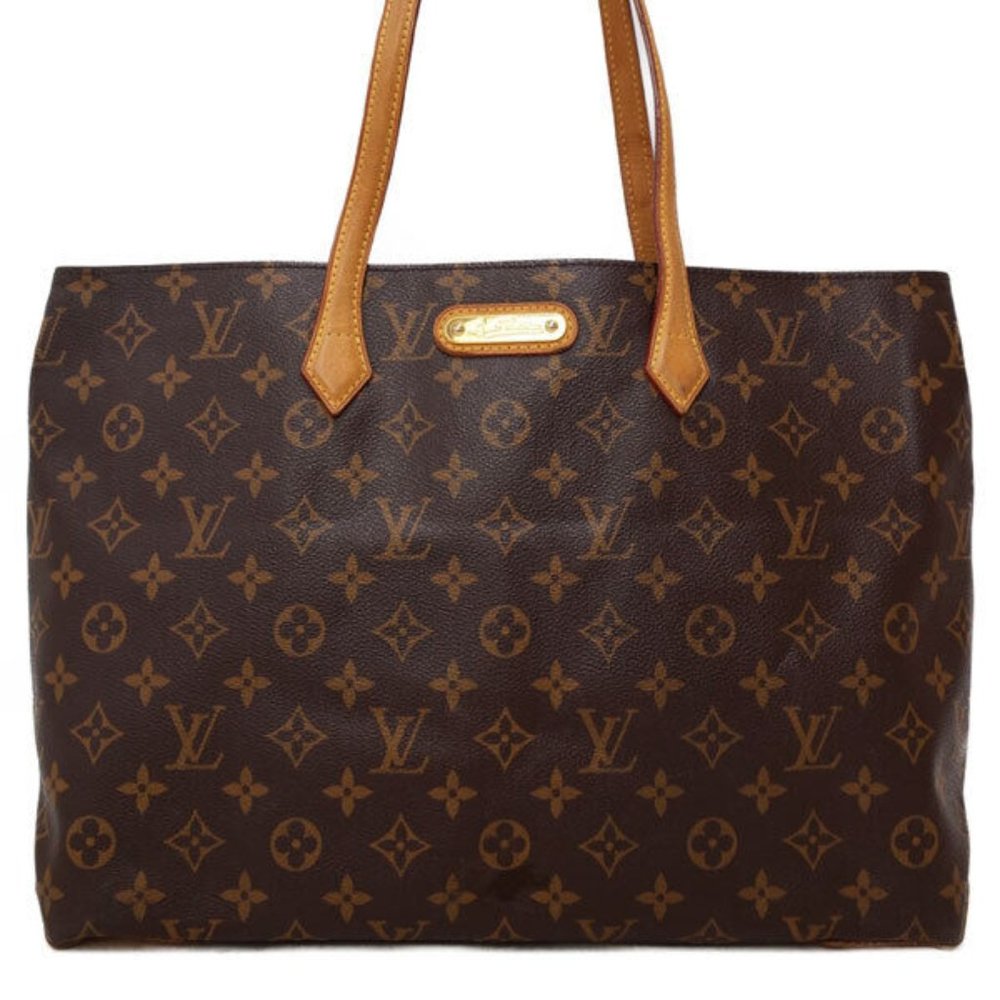Wilshire MM Monogram Canvas Shoulder Bag